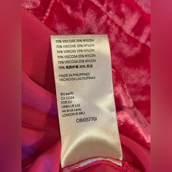 NWT Anthropologie Pilcro “Mara” HOT PINK Velvet Button-down blouse, AMAZING!✨✨✨ - Picture 10 of 11